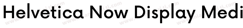 Helvetica Now Display Medium字体转换